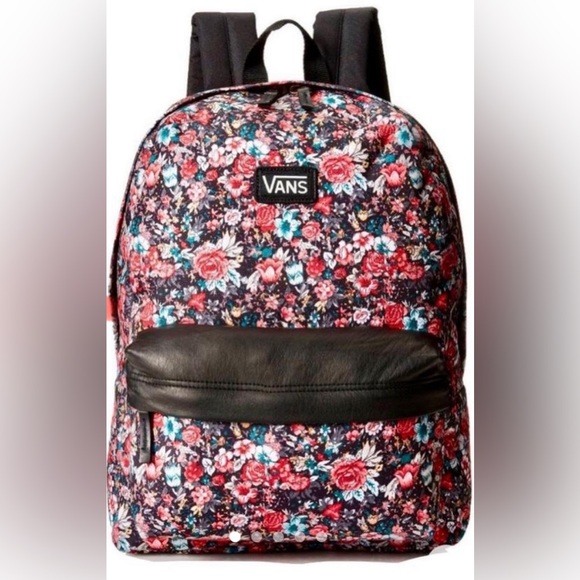 Vans Other - VANS Off The Wall Floral Canvas Backpack. Padded Back & Straps.